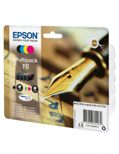 Tinteiro EPSON 16 Multipack 4 Cores -... Tinteiro EPSON 16 Multipack 4 Cores -...