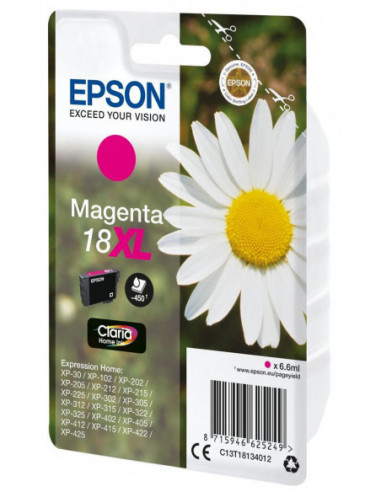 Tinteiro EPSON 18 Magenta XL -... Tinteiro EPSON 18 Magenta XL -...