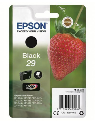 Tinteiro EPSON 29 Preto - Expression... Tinteiro EPSON 29 Preto - Expression...