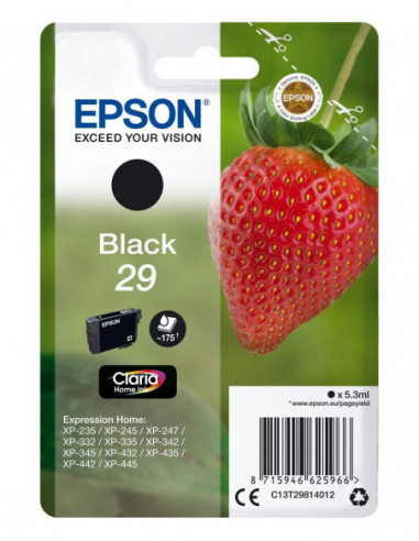 Tinteiro EPSON 29 Preto - Expression... Tinteiro EPSON 29 Preto - Expression...