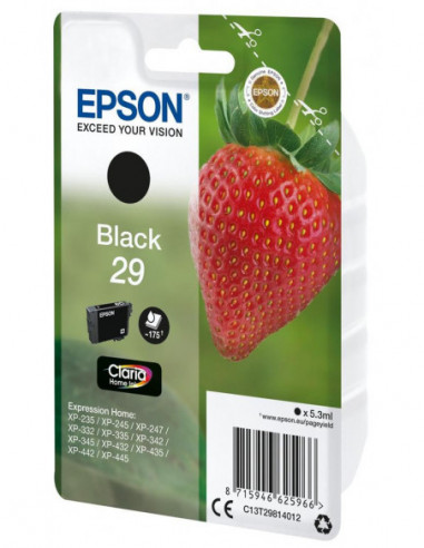 Tinteiro EPSON 29 Preto - Expression... Tinteiro EPSON 29 Preto - Expression...