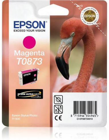 Tinteiro EPSON T0873 Magenta Ultra... Tinteiro EPSON T0873 Magenta Ultra...
