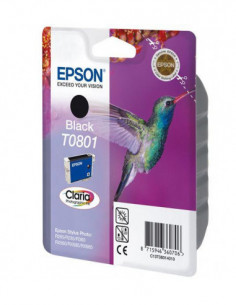 Tinteiro EPSON T0801 Preto...