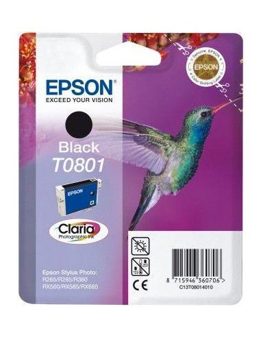 Epson T0801 - 7.4 ml - preto -... Epson T0801 - 7.4 ml - preto -...