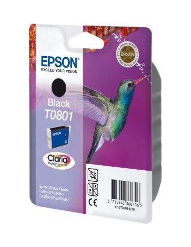 Epson T0801 - 7.4 ml - preto -... Epson T0801 - 7.4 ml - preto -...