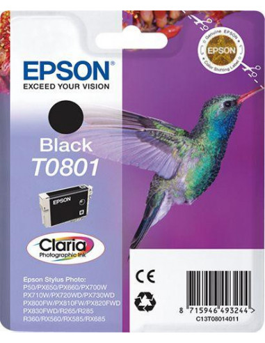 Epson T0801 - 7.4 ml - preto -... Epson T0801 - 7.4 ml - preto -...