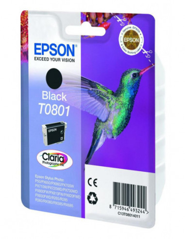Epson T0801 - 7.4 ml - preto -... Epson T0801 - 7.4 ml - preto -...