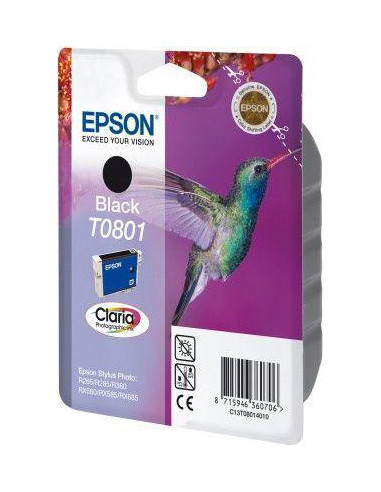 Epson T0801 - 7.4 ml - preto -... Epson T0801 - 7.4 ml - preto -...