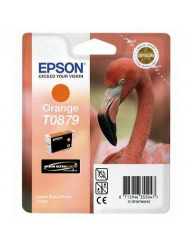 Tinteiro EPSON T0879 Laranja Ultra... Tinteiro EPSON T0879 Laranja Ultra...