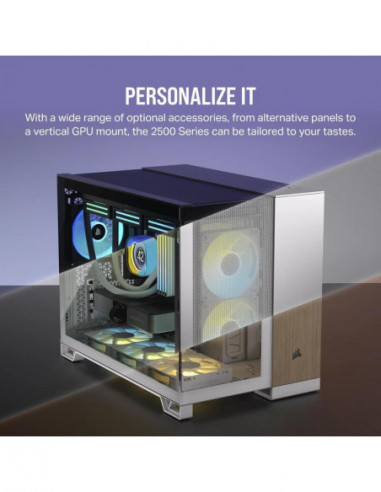 Gabinete PC Corsair 2500X Dual,...