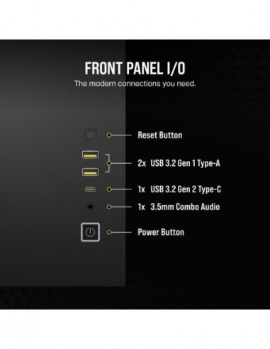 Gabinete PC Corsair 2500X Dual,...