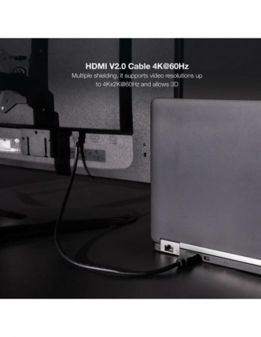 Cabo HDMI Nanocable 10.15.3800, 0.5m,... Cabo HDMI Nanocable 10.15.3800, 0.5m,...