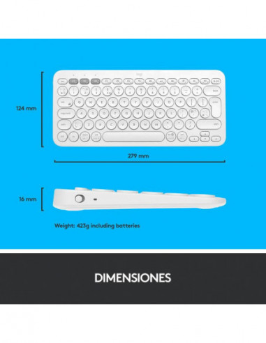 K380 Multi-Device Bluetooth Wrls...