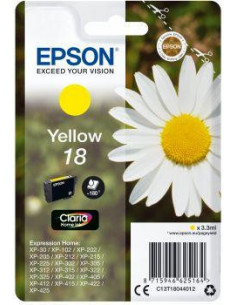 Tinteiro EPSON 18 Amarelo -...