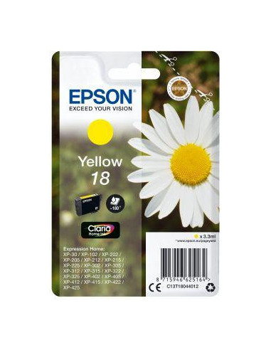 Tinteiro EPSON 18 Amarelo -...