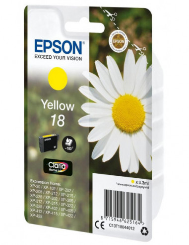 Epson 18 - 3.3 ml - amarelo -... Epson 18 - 3.3 ml - amarelo -...
