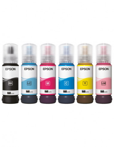 EPSON 1LB 107 EcoTank Cyan Ink Bottle