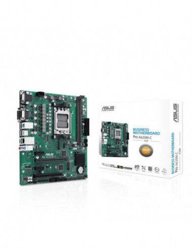 Placa Mãe ASUS PRO A620M-C-CSM, AM5,...