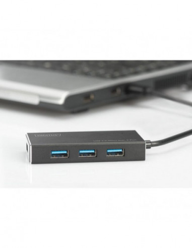 Hub USB 3.0 Digitus DA-70240-1 - 4... Hub USB 3.0 Digitus DA-70240-1 - 4...