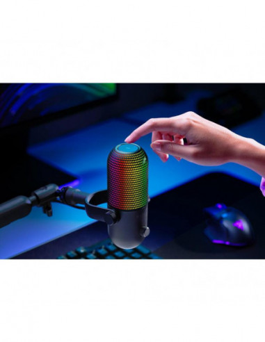 Microfone Razer Seiren V3 Chroma USB,... Microfone Razer Seiren V3 Chroma USB,...