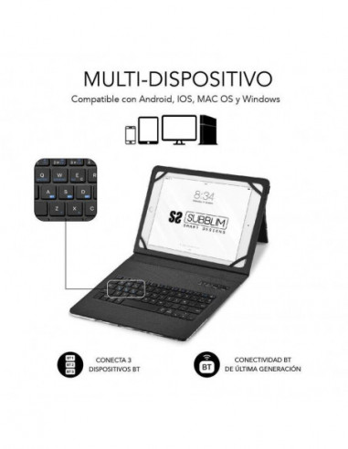 Capa de Tablet Subblim Keytab Pro... Capa de Tablet Subblim Keytab Pro...