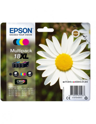 Tinteiro EPSON 18 Multipack 4 Cores... Tinteiro EPSON 18 Multipack 4 Cores...