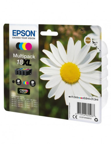 Tinteiro EPSON 18 Multipack 4 Cores... Tinteiro EPSON 18 Multipack 4 Cores...
