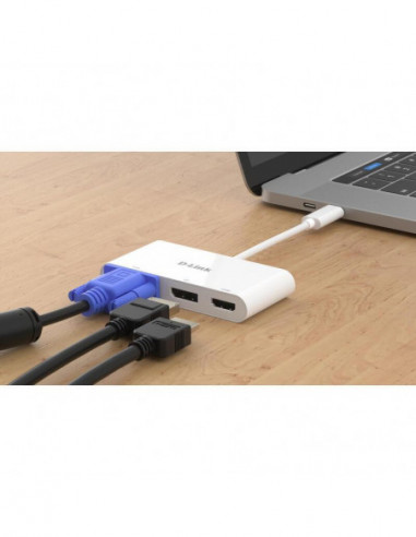 Adaptador D-Link DUB-V310 3 em 1 -... Adaptador D-Link DUB-V310 3 em 1 -...