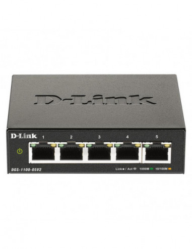 Switch D-Link EasySmart DGS-1100-05V2...
