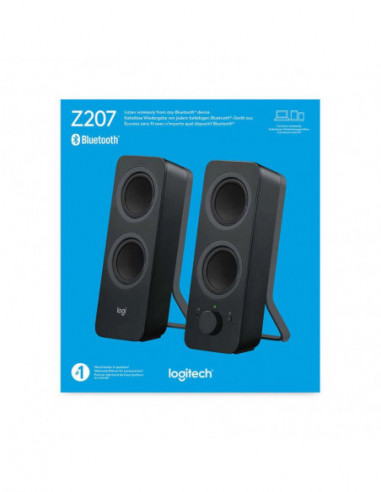 Colunas Logitech Z207 - 2.0,... Colunas Logitech Z207 - 2.0,...