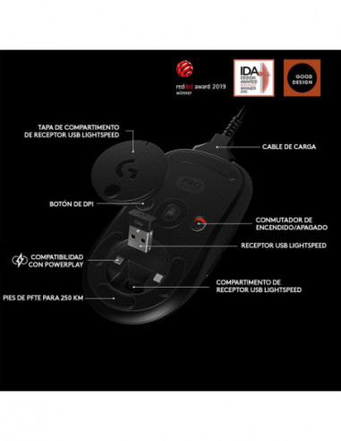 Rato Logitech G Pro Wireless -... Rato Logitech G Pro Wireless -...