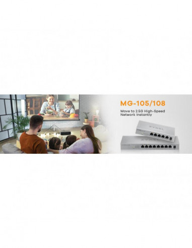 Switch Zyxel MG-105 5 Portas 2.5G...
