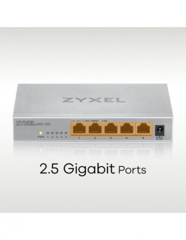 Switch Zyxel MG-105 5 Portas 2.5G...