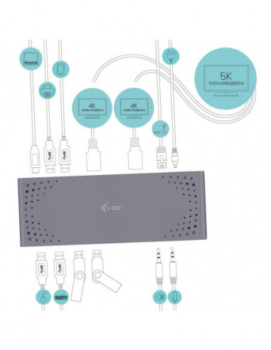 Docking Station I-Tec Usb 3.0 / Usb-C...