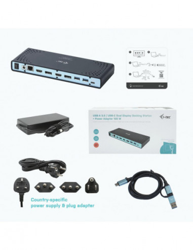 Docking Station i-tec USB 3.0 / USB-C...