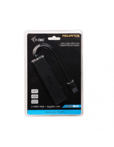 Hub I-Tec Usb 3.0 Slim 3 Portas com... Hub I-Tec Usb 3.0 Slim 3 Portas com...