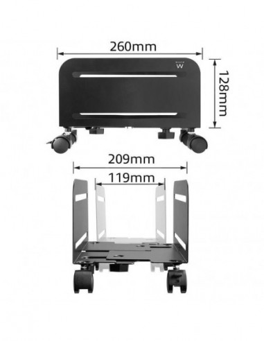 Ewent EW1291 suporte para CPU Suporte...