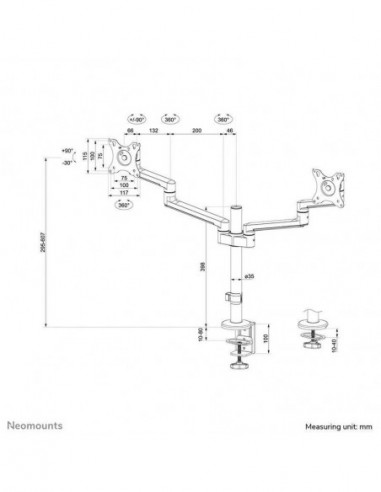 Suporte para Monitor Neomounts by...
