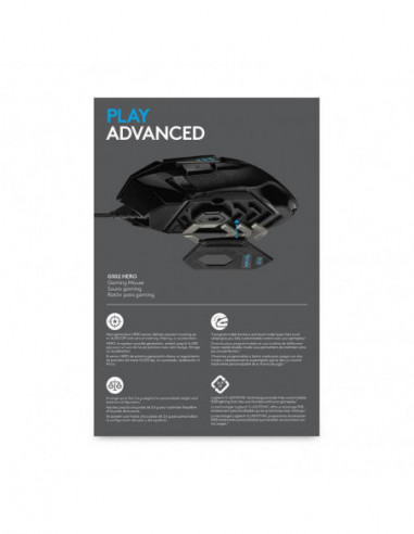 Rato Logitech G502 HERO RGB com Fio...