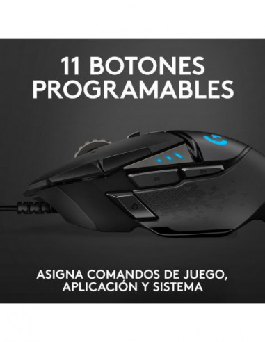 Logitech Raton G502 Hero Rgb 11...