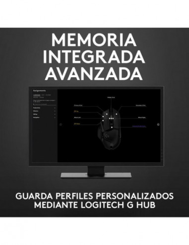 Logitech Raton G502 Hero Rgb 11...