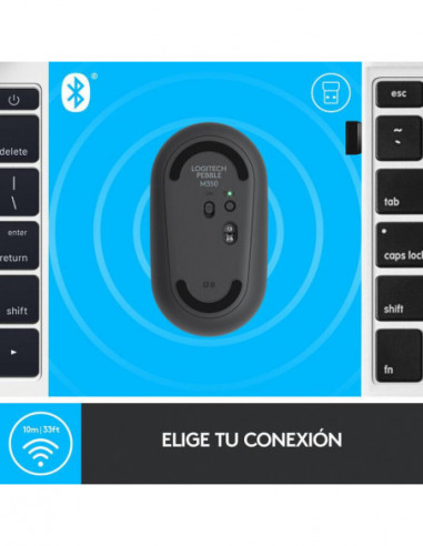 Ratón Inalámbrico Logitech Pebble...