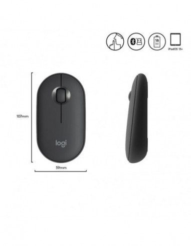 Ratón Inalámbrico Logitech Pebble...