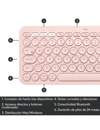 Teclado Logitech K380...