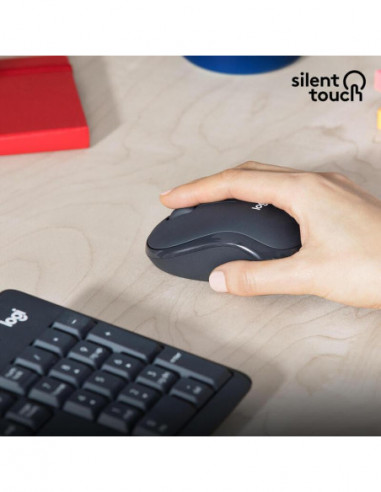 Teclado Ingles + Ratón Logitech Mk295...