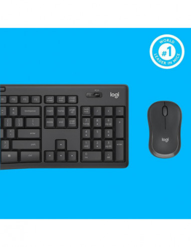 Teclado Ingles + Ratón Logitech Mk295...