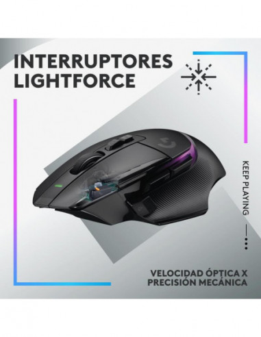 Logitech G G502 X Plus Ratón Mano...