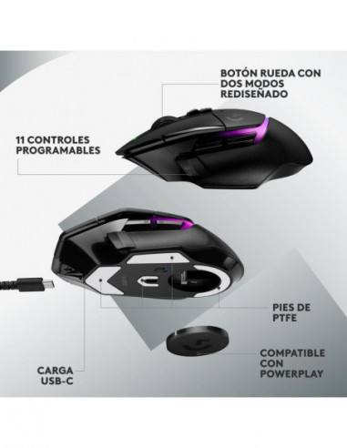 Logitech G G502 X Plus Ratón Mano...