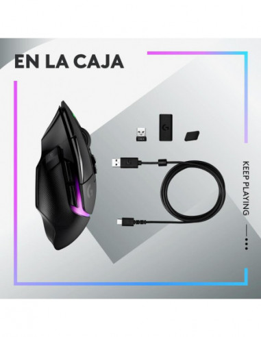 Logitech G G502 X Plus Ratón Mano...