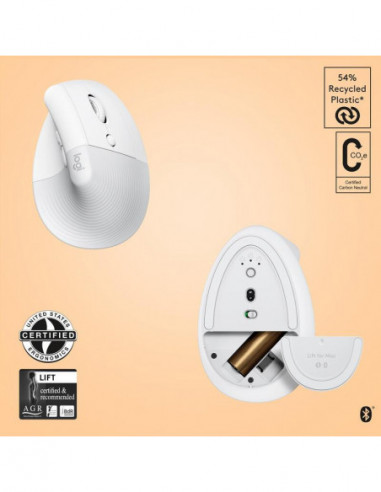 Logitech Lift For Mac Ratón Rf...